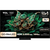 Smart TV TCL 75 Polegadas QLED Mini LED 4K 75C7K