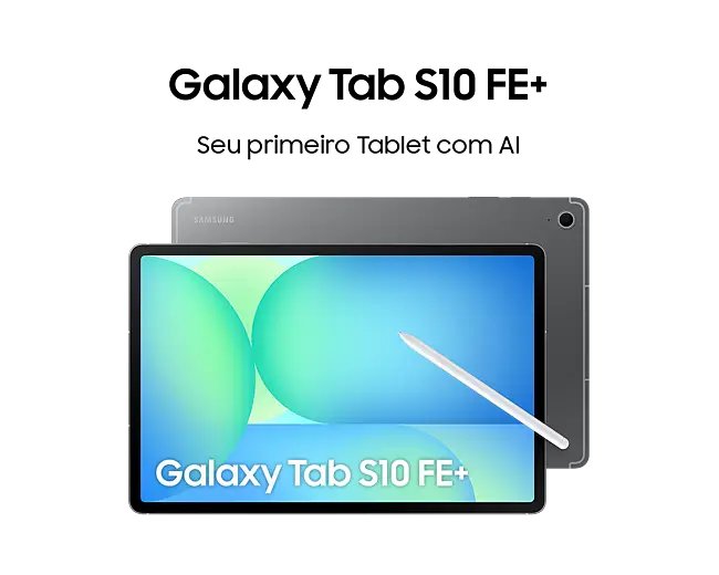 Galaxy Tab S10 FE e S10 FE+: desempenho, tela incrível e capas perfeitas para proteger seu tablet galaxy-tab-s10-fe