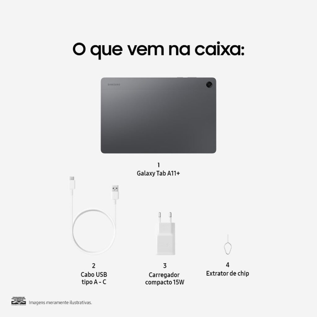 Samsung Galaxy Tab A11+: desempenho, tela grande e a importância da capa ideal Samsung Galaxy Tab A11+